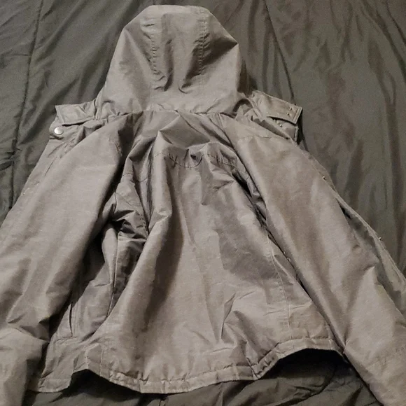 Hollister Men's Dark Gray Hooded Jacket - Picture 5 of 7